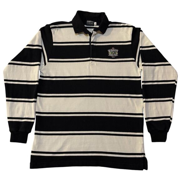 Murphy’s Irish Stout Other - Vintage 90s Murphy’s Irish Stout Rugby Long Sleeve Shirt XL Ireland Embroidered